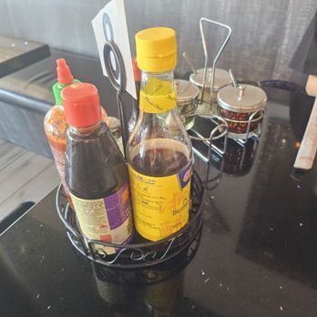 Grandpa's Kitchen - Grill Bar 168 - Inside condiment - Vietnamese Near Me - Garden Grove, California