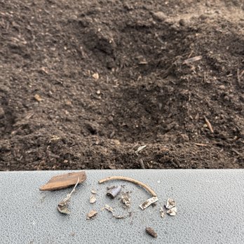 Boring Bark & Landscape Materials - Plastic that was in there organic compost. It is also in there 4,5,7 way mix soils. - Building Supplies Near Me - Boring, Oregon