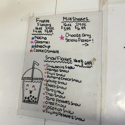 Bubble Cafe - Menu