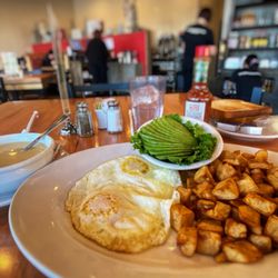 Stacked - Nice presentation for such a simple breakfast.