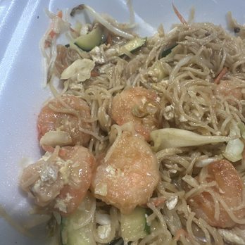 Oriental House - Shrimp Singapore...shrimp were very tough and super salty - Chinese Near Me - Greenville, South Carolina