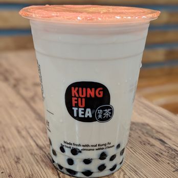 Kung Fu Tea - Oolong milk tea with boba. Medium $3.75. - Bubble Tea Near Me - Marietta, Georgia