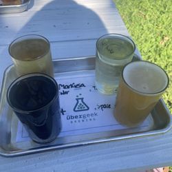 übergeek Brewing - Flight of four beers