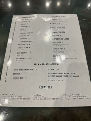 Menu photo 5 Craft Kafe Saint Petersburg, FL
