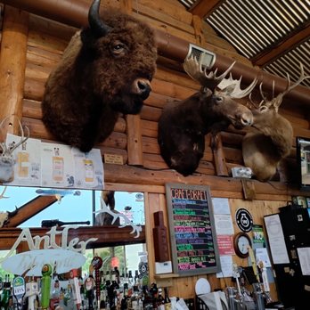 Antler Pub & Grill - Inside of bar - American Near Me - Gardiner, Montana Antler Pub & Grill - Inside of bar - American Near Me - Gardiner, Montana