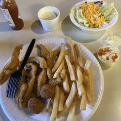 Ol' Hickory Cafe - Fried catfish lunch plate