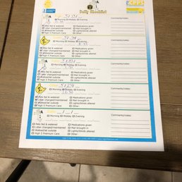 And example of an itemize checklist to go over the Daly services. And example of an itemize checklist to go over the Daly services.
