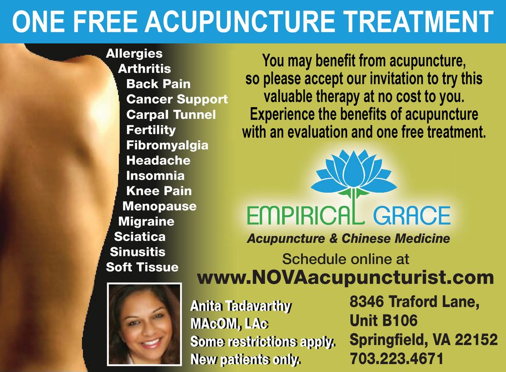 EMPIRICAL GRACE ACUPUNCTURE Updated September 2024 8346 Traford Ln