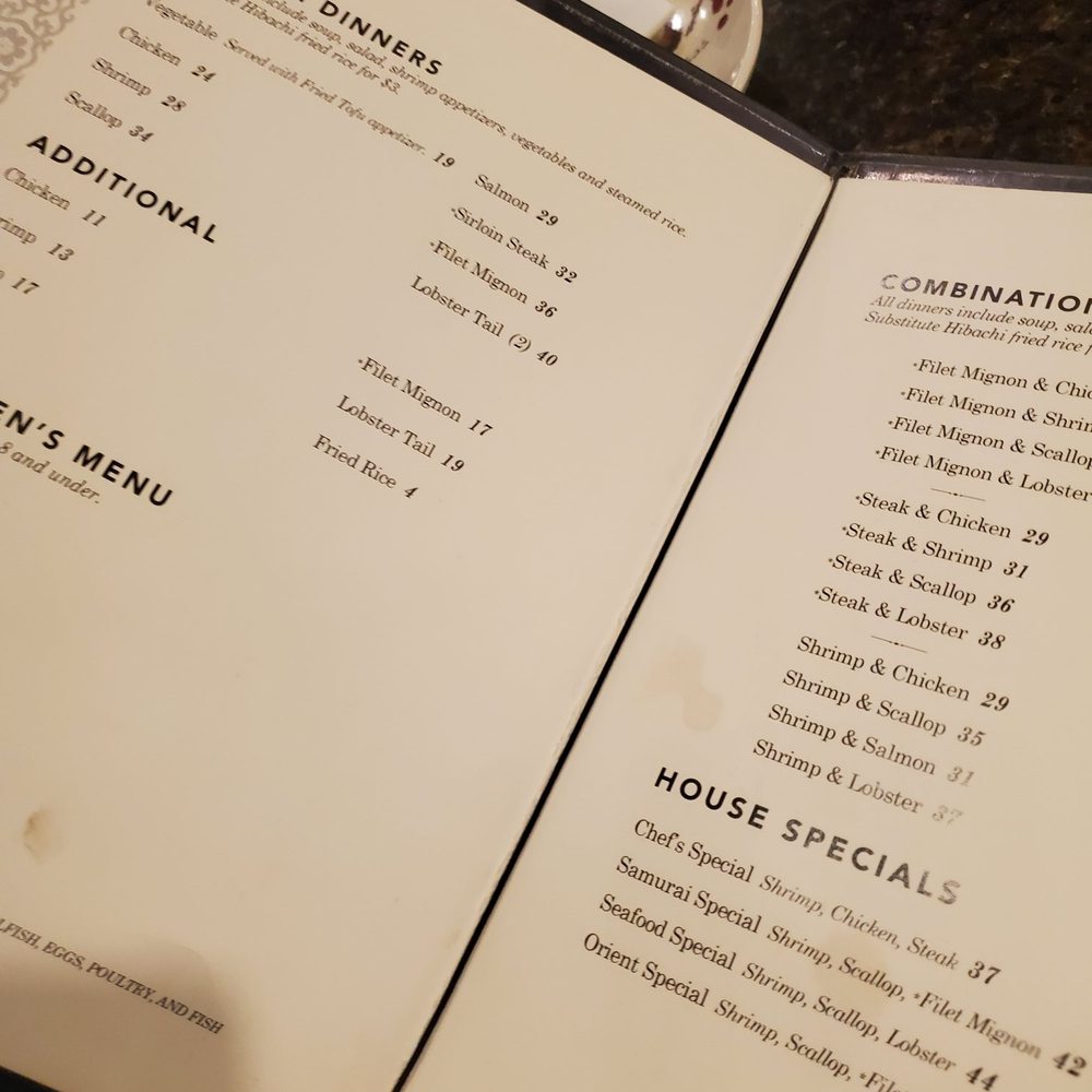 Orient Express - Hibachi menu - Chinese Near Me - Atlanta, Georgia