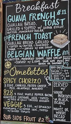 Menu photo 4 828 Cafe Franklin, NC