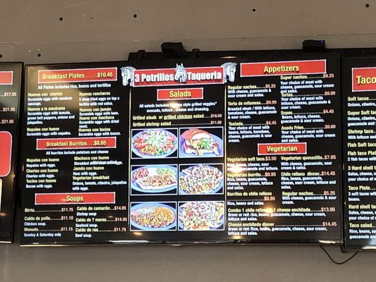Menu photo 3 Tres Potrillos Sunnyvale, CA