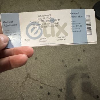 World Cafe Live - Jesse Solomon paper ticket - Cafes Near Me - Philadelphia, Pennsylvania