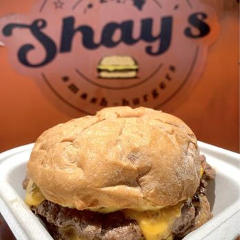 Shay's Smashburgers - The Classic. Solid, but crispier patties from a harder "smash" would have done nicely. - Burgers Near Me - Aiea, Hawaii Shay's Smashburgers - The Classic. Solid, but crispier patties from a harder "smash" would have done nicely. - Burgers Near Me - Aiea, Hawaii