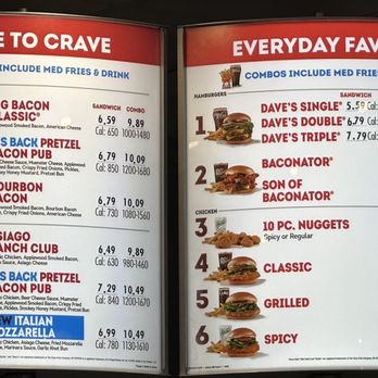 Wendy's - Menu - Fast Food Near Me - Dublin, California