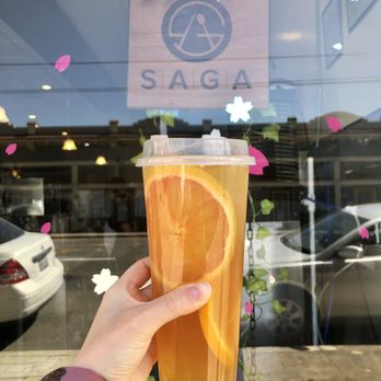 SAGA Kitchen - FRUIT + TEA: JASMINE ORCHID GREEN TEA - $5.95 - Dim Sum Near Me - Alameda, California SAGA Kitchen - FRUIT + TEA: JASMINE ORCHID GREEN TEA - $5.95 - Dim Sum Near Me - Alameda, California