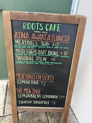Menu photo 2 Roots Cafe Honolulu, HI Menu photo 2 Roots Cafe Honolulu, HI