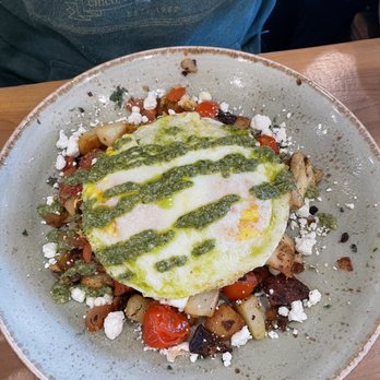 First Watch - Pesto chicken skillet hash - Breakfast & Brunch Near Me - Summerville, South Carolina First Watch - Pesto chicken skillet hash - Breakfast & Brunch Near Me - Summerville, South Carolina