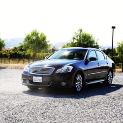 City Rent-A-Car - Inifiniti M35 at Casa Real Winery in Pleasanton for a wedding