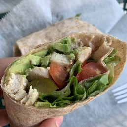 Chicken shawarma wrap