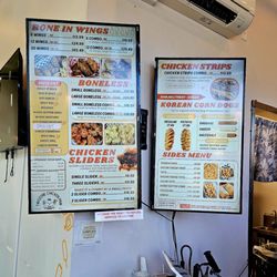 Twozone Chicken PNW - Menu board as of July 2025