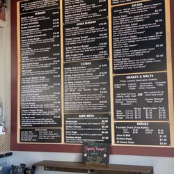 Spanky Burger and Brew - Menu