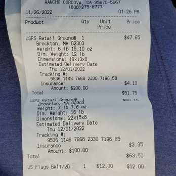 The UPS Store - I went to the post office today to compare prices. UPS wanted to charge me $147 for the 2nd box listed on my post office receipt. - Mailbox Centers Near Me - Rancho Cordova, California The UPS Store - I went to the post office today to compare prices. UPS wanted to charge me $147 for the 2nd box listed on my post office receipt. - Mailbox Centers Near Me - Rancho Cordova, California