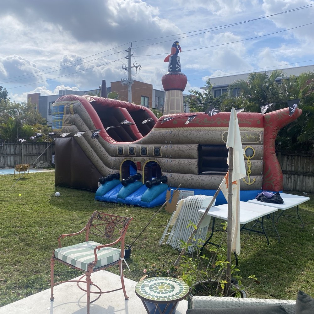 Pirate ship bounce house! Pirate ship bounce house!