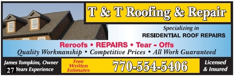 Slide of T&T Roofing and Repair