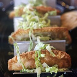 Silk Factory - Empanadas w/ a delicious sauce on the side