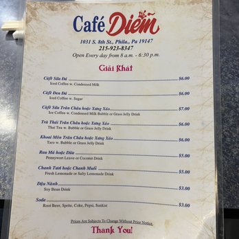 Cafe Diem - Menu - Vietnamese Near Me - Philadelphia, Pennsylvania Cafe Diem - Menu - Vietnamese Near Me - Philadelphia, Pennsylvania