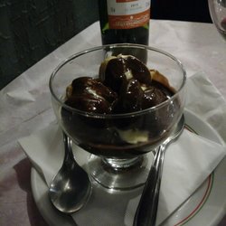 Restaurante Spaghetto - Profiteroles!!