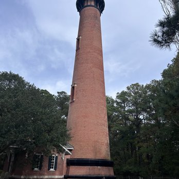 Currituck Beach Lighthouse - Base of the lighthouse - Landmarks & Historical Buildings Near Me - Corolla, North Carolina