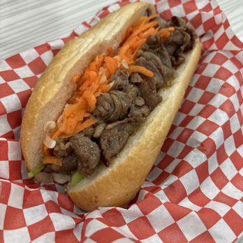 Viet Time - 7. Grilled Beef Sandwich Combo - Vietnamese Near Me - San Bruno, California