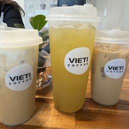 Sugarcane passionfruit and two coffees Sugarcane passionfruit and two coffees