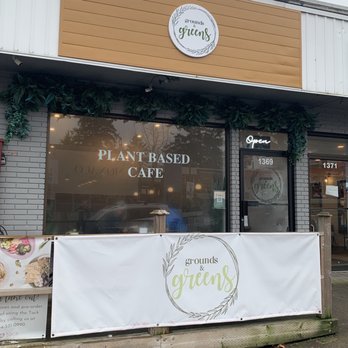 Grounds & Greens - Outside of restaurant. - Vegan Near Me - White Rock, British Columbia Grounds & Greens - Outside of restaurant. - Vegan Near Me - White Rock, British Columbia