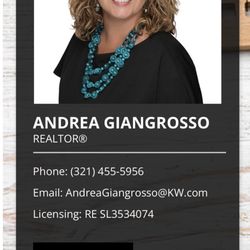Andrea Giangrosso - Keller Williams Realty Brevard - Contact Information