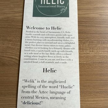 Helic International Bistro - Italian Near Me - Sacramento, California Helic International Bistro - Italian Near Me - Sacramento, California