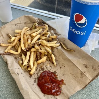 Bud's Burgers - Salted fries and ketchup with a Pepsi - Burgers Near Me - Vallejo, California