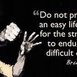 Bruce Lee quote regarding inner strength