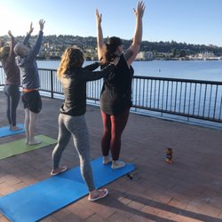 Yoga Bootcamp at Gas Works Park in July