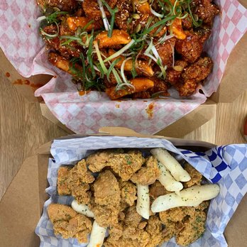 Witch's Chicken - Regular vs. spicy - Korean Near Me - Los Angeles, California Witch's Chicken - Regular vs. spicy - Korean Near Me - Los Angeles, California