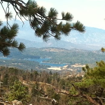 Green Valley Campground - View of Lake Arrowhead from trail 2N19, right off site #11 at Green Valley Campground - Campgrounds Near Me - Green Valley Park, California Green Valley Campground - View of Lake Arrowhead from trail 2N19, right off site #11 at Green Valley Campground - Campgrounds Near Me - Green Valley Park, California