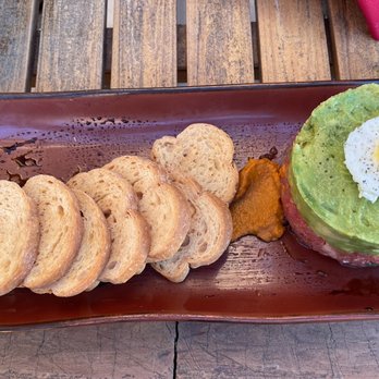 Tikis Grill & Bar - Ahi tartare stack - Seafood Near Me - Honolulu, Hawaii Tikis Grill & Bar - Ahi tartare stack - Seafood Near Me - Honolulu, Hawaii