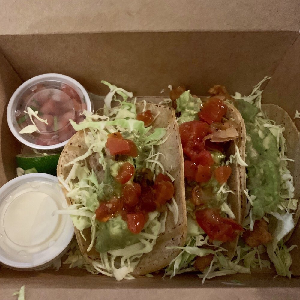 Fish 101 - Baja fish tacos with guac (additional) were delicious! Added my own salsa - Seafood Near Me - Encinitas, California Fish 101 - Baja fish tacos with guac (additional) were delicious! Added my own salsa - Seafood Near Me - Encinitas, California