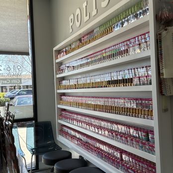 Artistic Nails - Polish Wall - Nail Salons Near Me - Lincoln, California