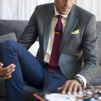 Malibu Clothes - Matt Barnes wearing our Loro Piana "Cashmere, Silk and Wool" Sport Coat and Riviera Red Slacks - Men's Clothing Near Me - Beverly Hills, California