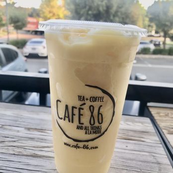 Cafe 86 - Mango slushie - Coffee & Tea Near Me - Chino Hills, California