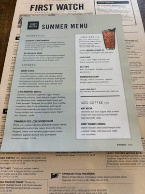 Menu photo 1 First Watch Timonium, MD