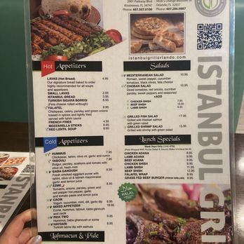 Istanbul Grill - Menú - Turkish Near Me - Kissimmee, Florida