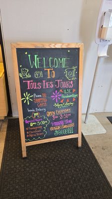 Menu photo 1 Tous Les Jours Mesa, AZ
